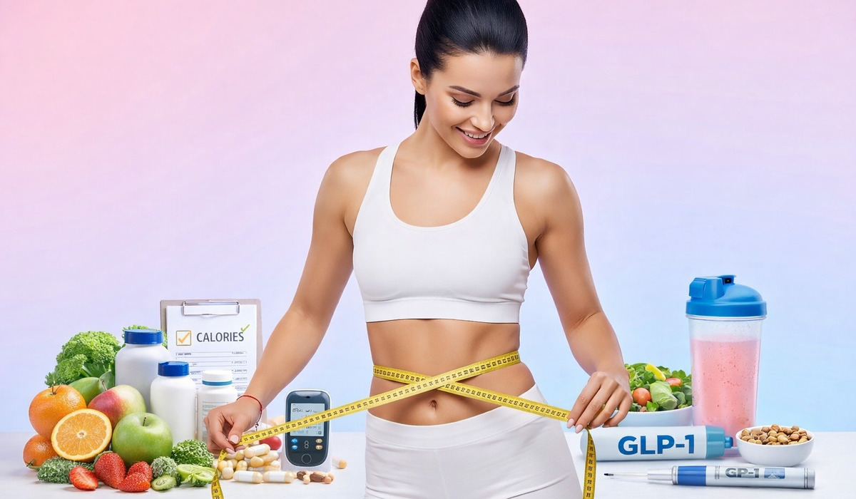GLP-1 e nutrição mulher e emagrecimento